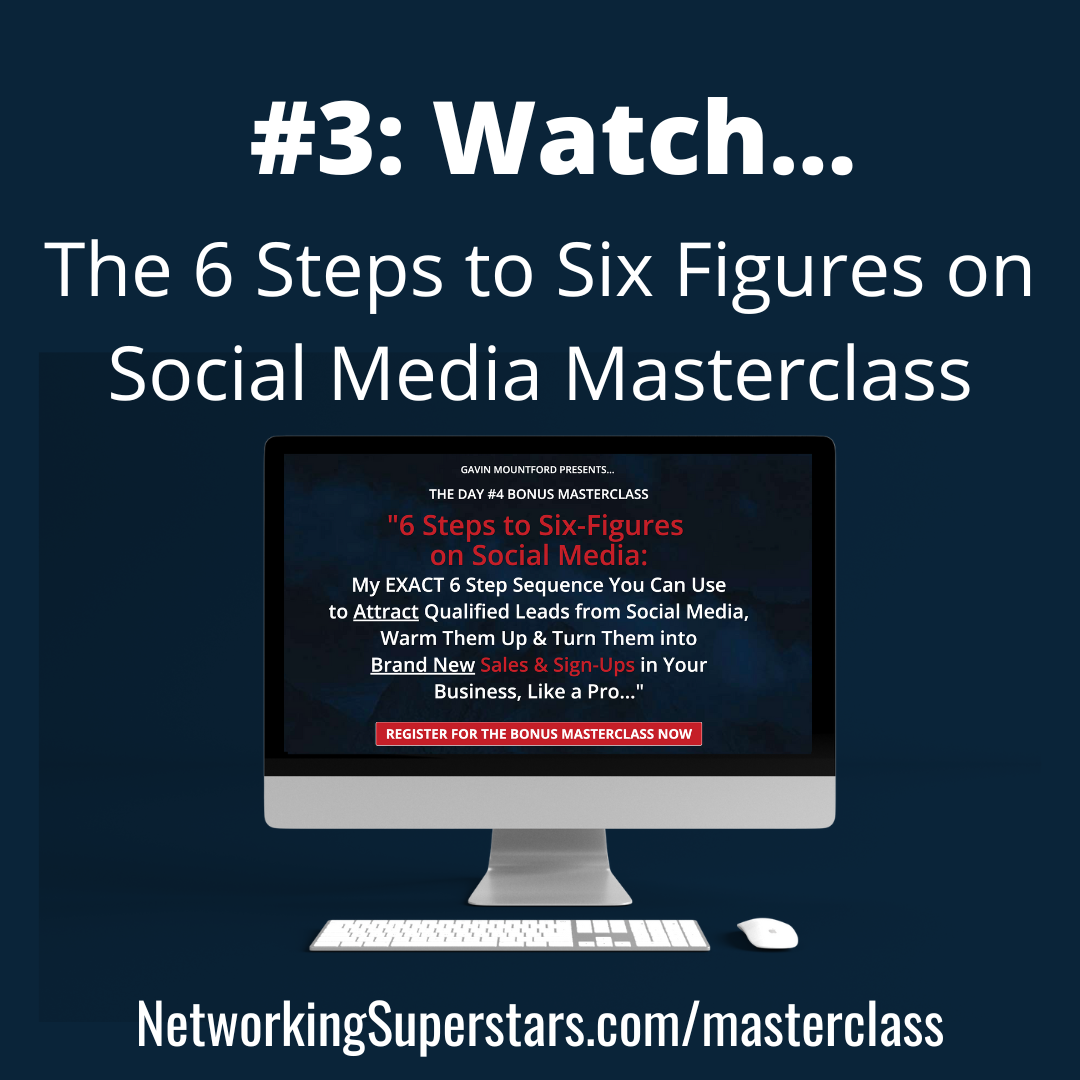 Watch The 6 Steps to Six Figures on Social Media Masterclass